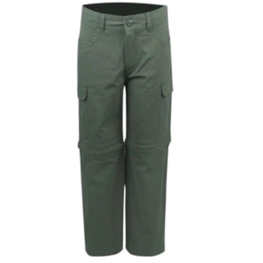 Boy Scouts Of America Green Official Convertible Cargo Pants Shorts Size Youth 8